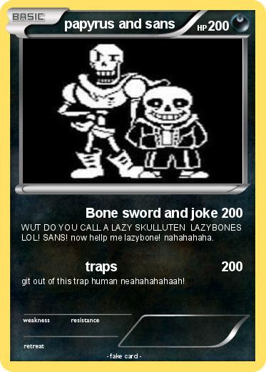 Pokemon papyrus and sans