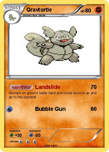 Pokemon Gravtortle