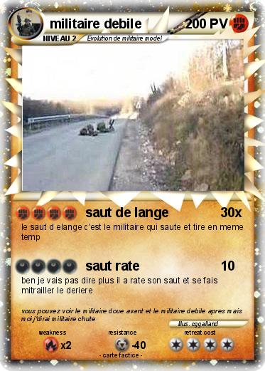 Pokemon militaire debile