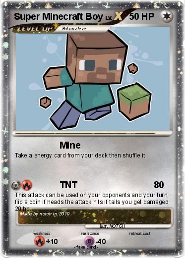 Pokemon Super Minecraft Boy