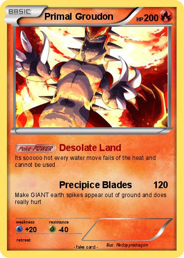 Pokemon Primal Groudon