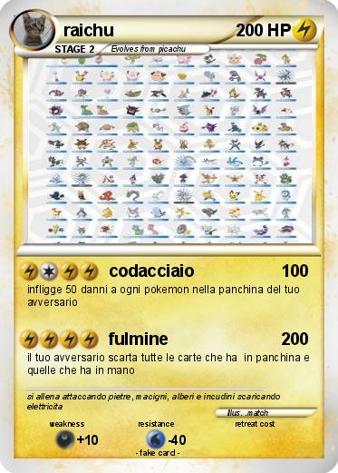 Pokemon raichu