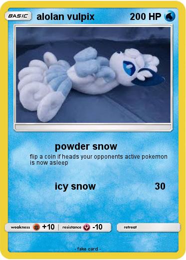 Pokemon alolan vulpix