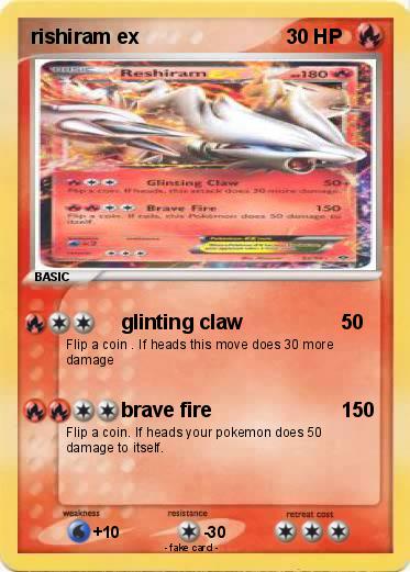 Pokemon rishiram ex