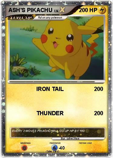 Pokemon ASH'S PIKACHU
