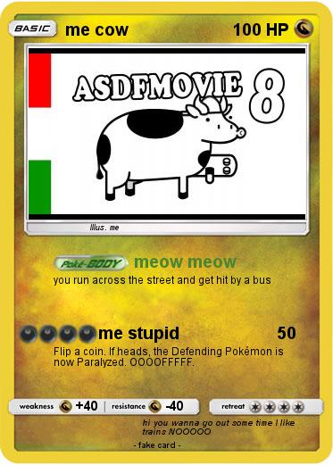 Pokemon me cow