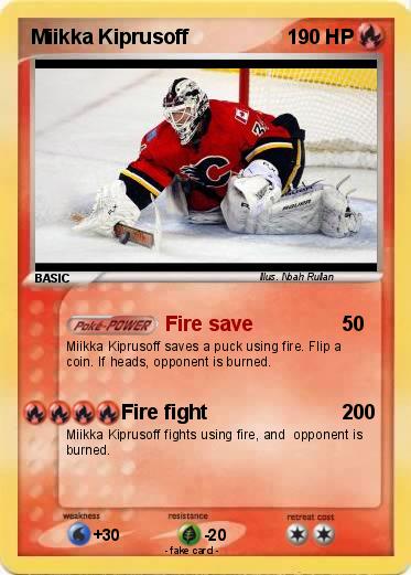 Pokemon Miikka Kiprusoff