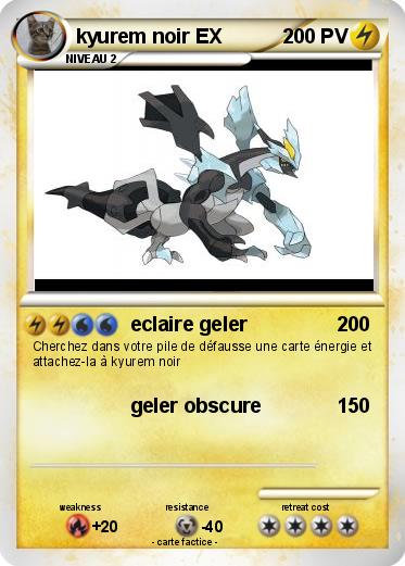 Pokemon kyurem noir EX