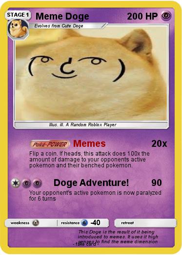 Pokemon Meme Doge