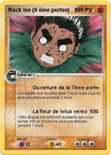 Pokemon Rock lee (6 ème portes)   9