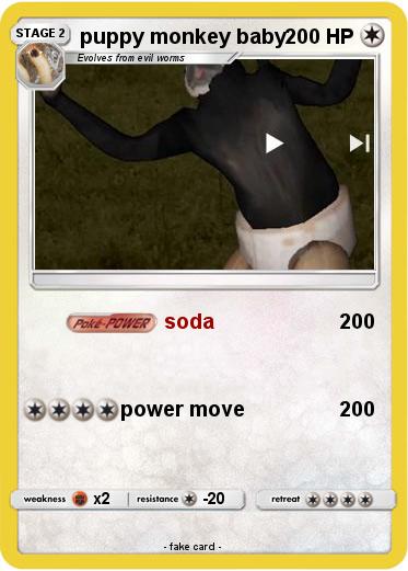 Pokemon puppy monkey baby