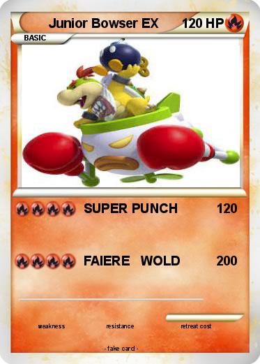 Pokemon Junior Bowser EX