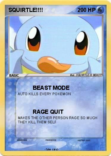 Pokemon SQUIRTLE!!!!