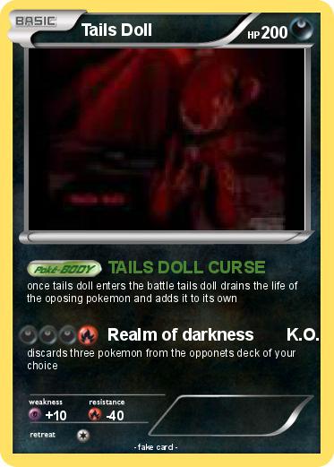 Pokemon Tails Doll