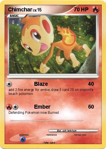 Pokemon Chimchar