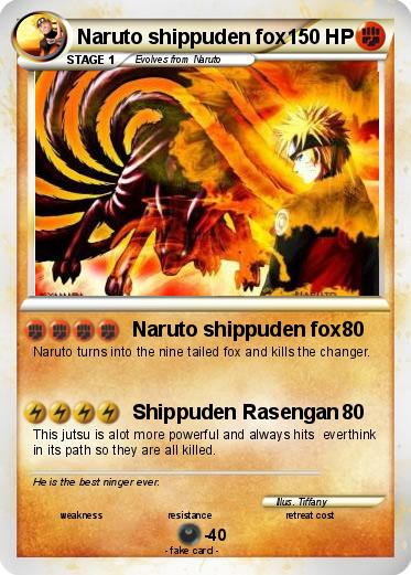 Pokemon Naruto shippuden fox
