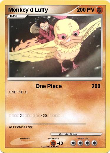 Pokemon Monkey d Luffy