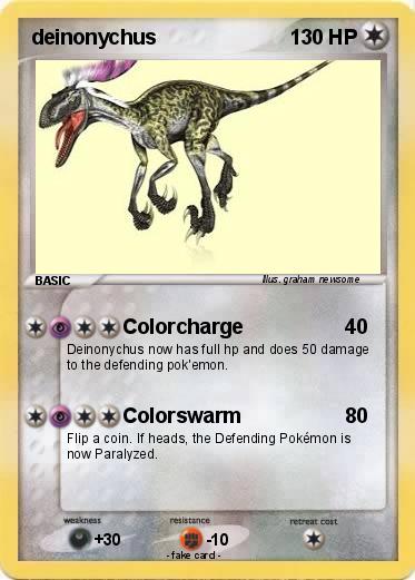 Pokemon deinonychus