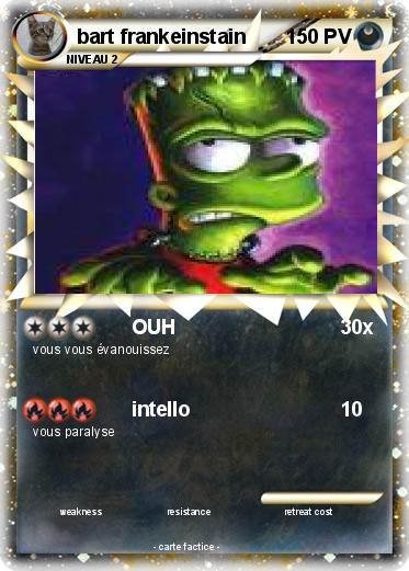 Pokemon bart frankeinstain