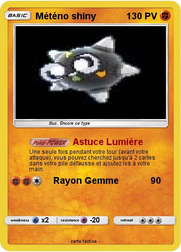 Pokemon Météno shiny