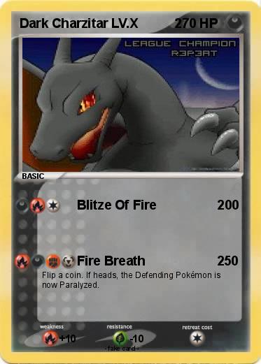 Pokemon Dark Charzitar LV.X          2