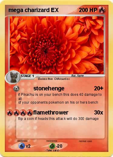 Pokemon mega charizard EX