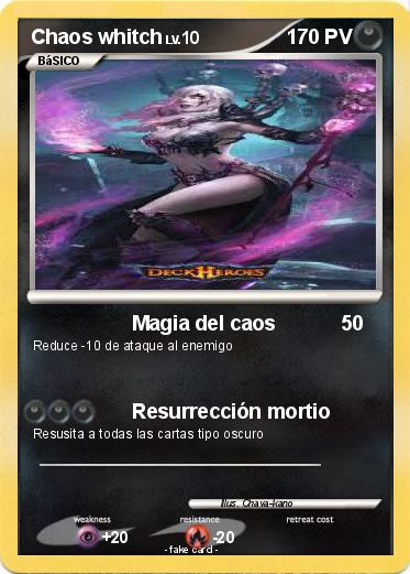 Pokemon Chaos whitch