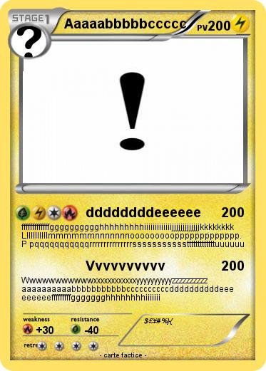 Pokemon Aaaaabbbbbccccc