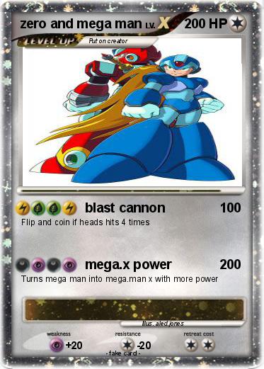 Pokemon zero and mega man