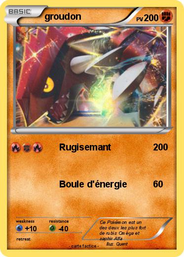 Pokemon groudon
