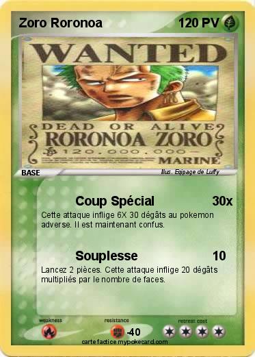 Pokemon Zoro Roronoa