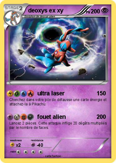 Pokemon deoxys ex xy