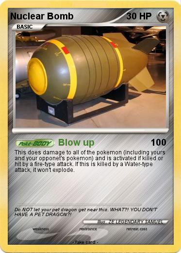 Pokemon Nuclear Bomb