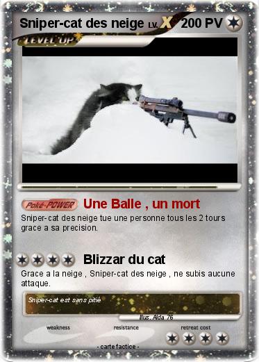 Pokemon Sniper-cat des neige
