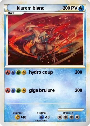 Pokemon kiurem blanc