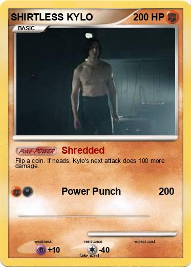 Pokemon SHIRTLESS KYLO