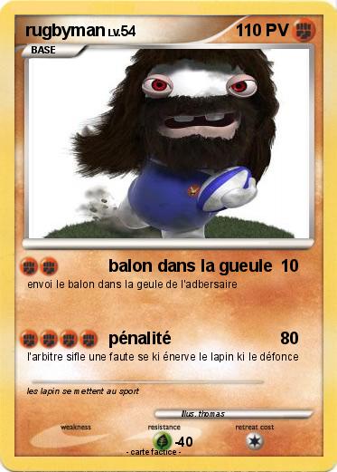 Pokemon rugbyman
