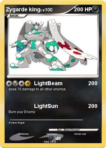 Pokemon Zygarde king