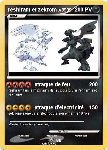Pokemon reshiram et zekrom