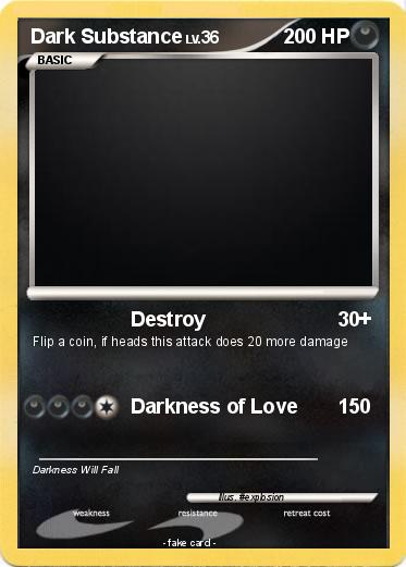 Pokemon Dark Substance