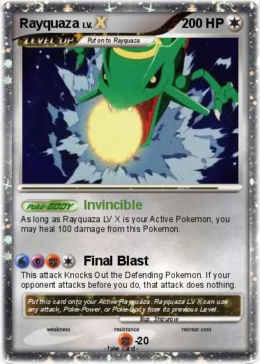 Pokemon Rayquaza