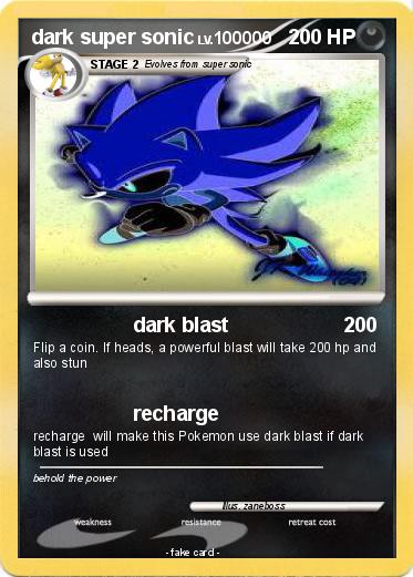 Pokemon dark super sonic