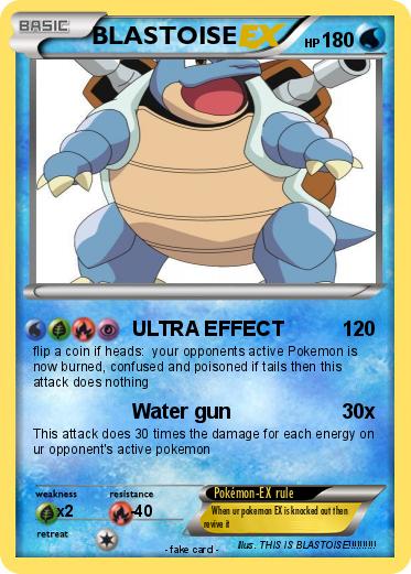 Pokemon BLASTOISE