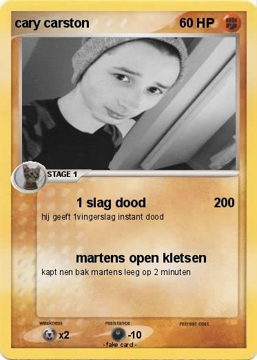 Pokemon cary carston