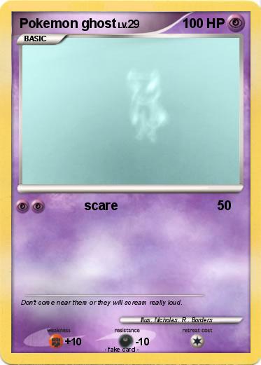 Pokemon Pokemon ghost
