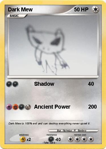 Pokemon Dark Mew