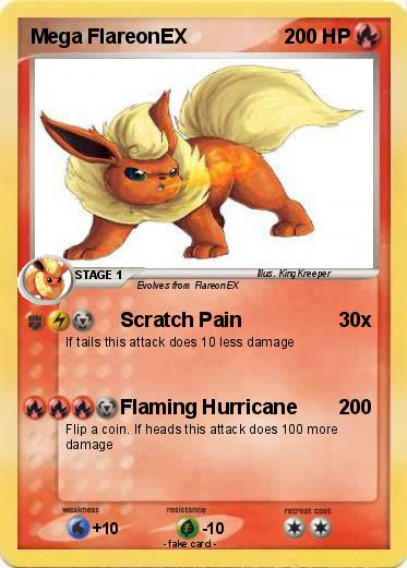 Pokemon Mega FlareonEX