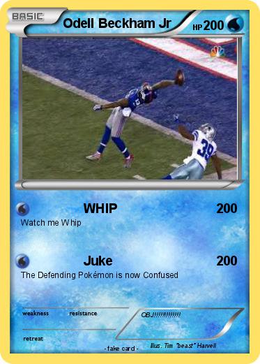 Pokemon Odell Beckham Jr