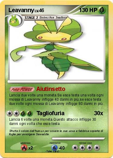 Pokemon Leavanny