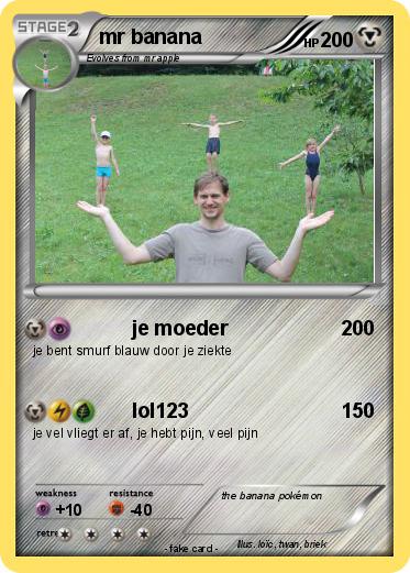 Pokemon mr banana